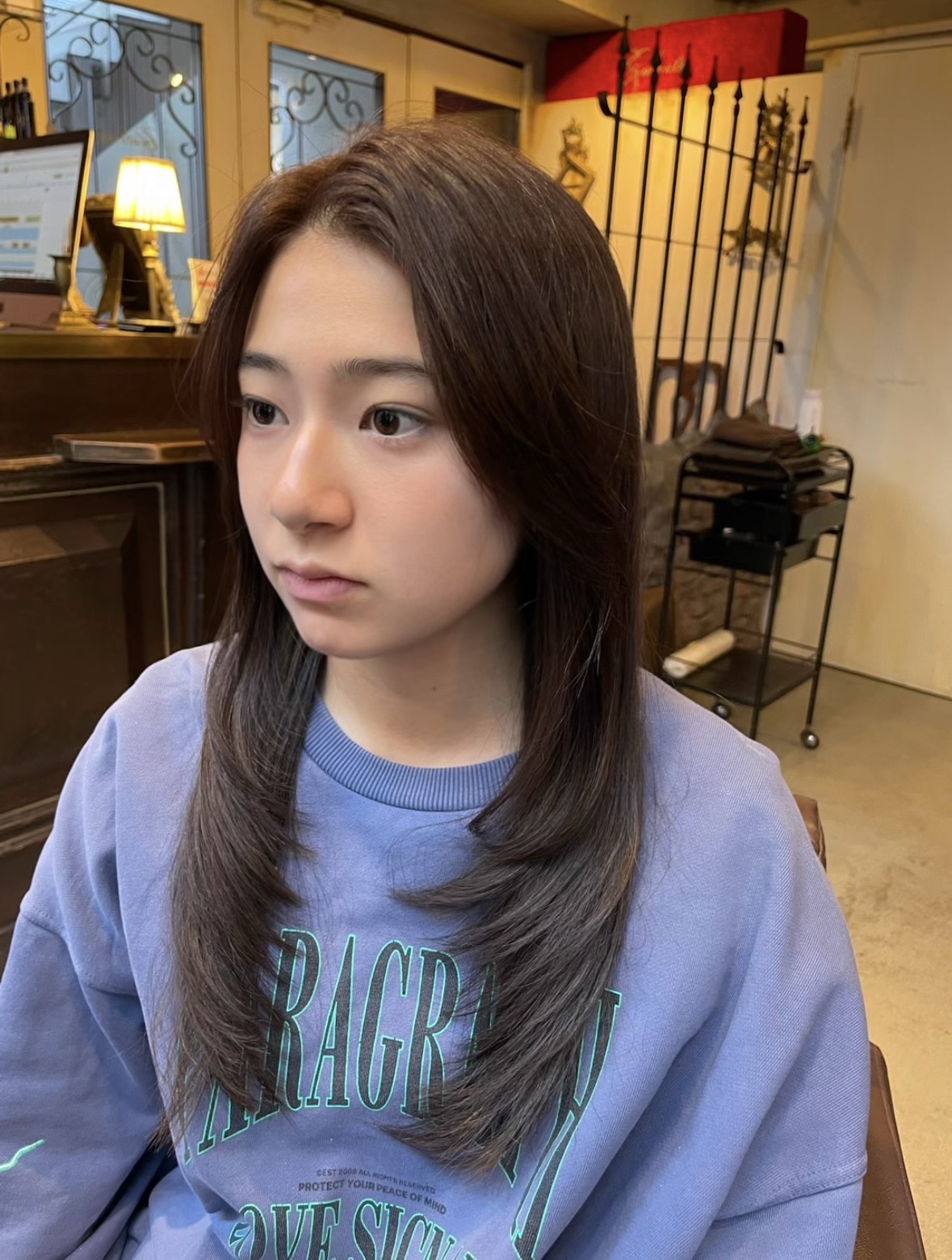 人気！ピコ縮毛×艶レイヤーで春スタイル【髪質改善】