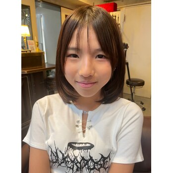 可愛いも扱いやすさも叶う！縮毛矯正×レイヤーカット